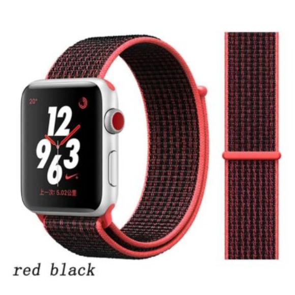 apple watch sport loop red